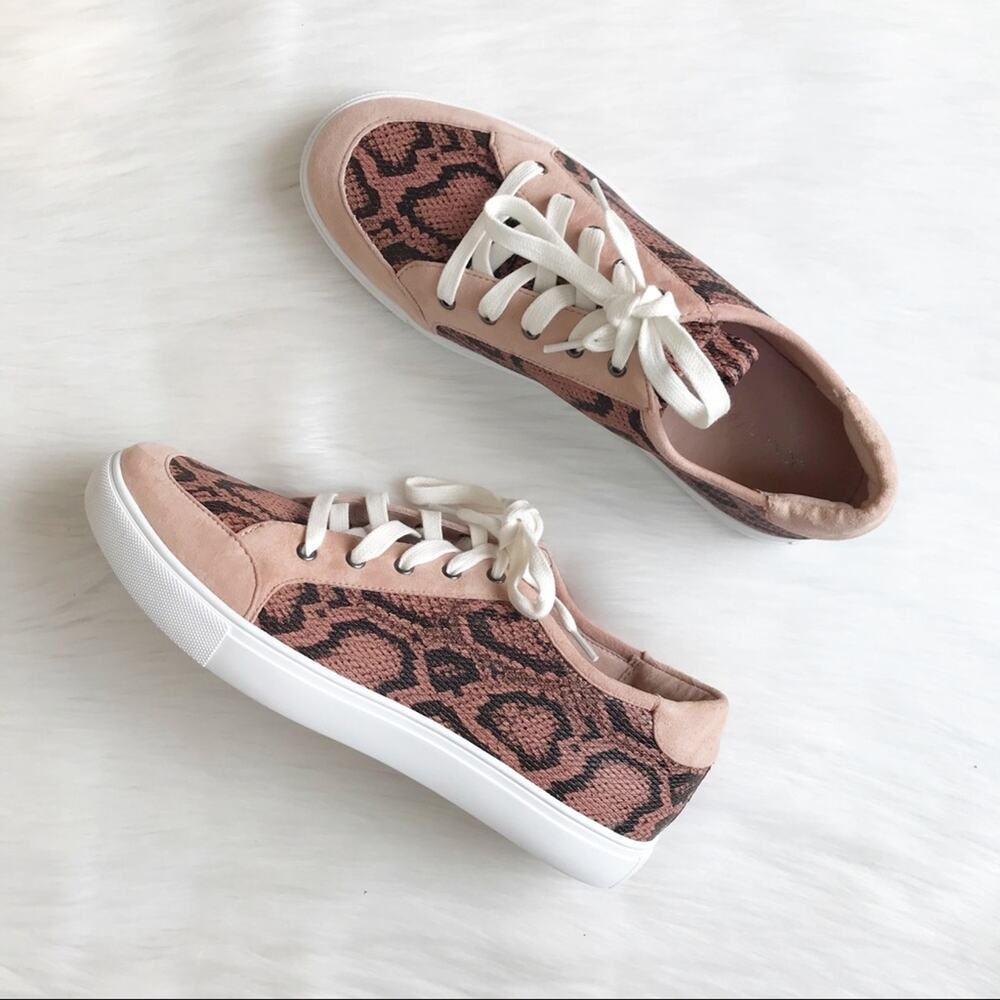 Donald J. Pliner Snake Print Sneaker - Picture 2 of 7